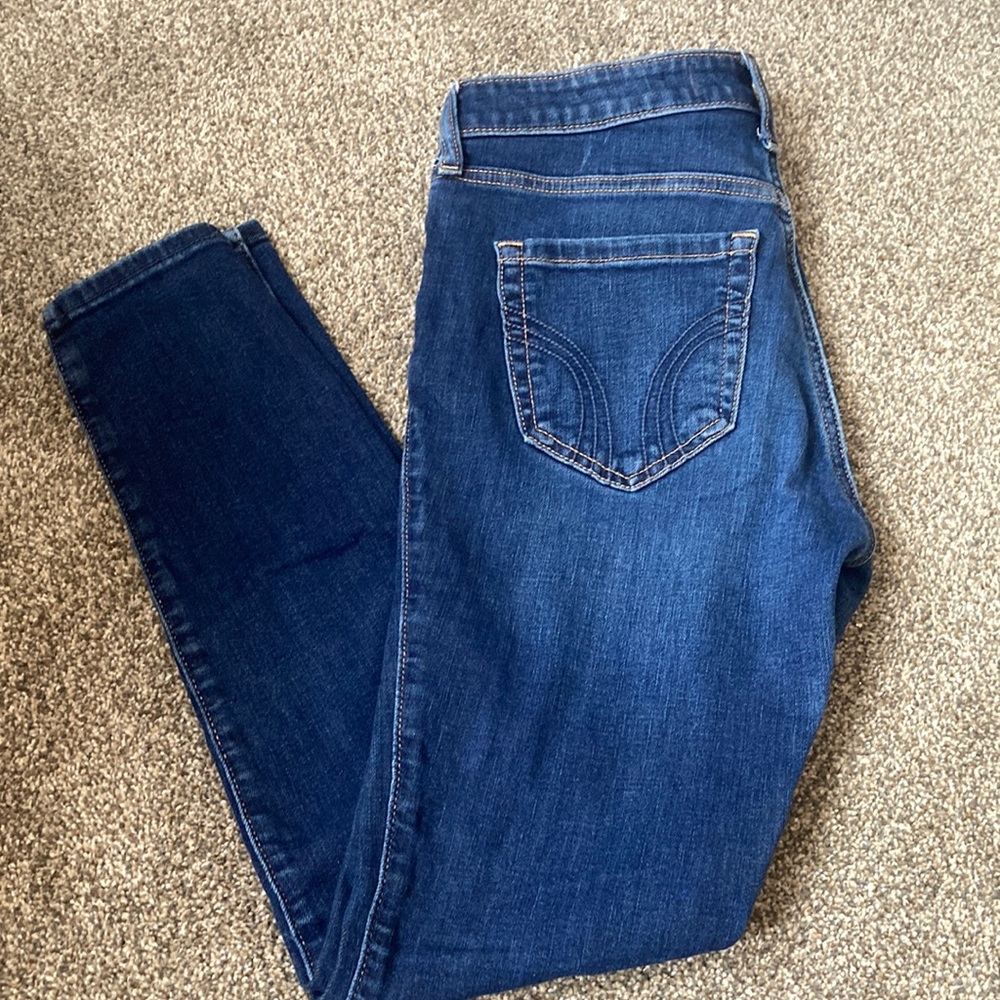 Hollister Blue Skinny Jeans Classic Denim Style